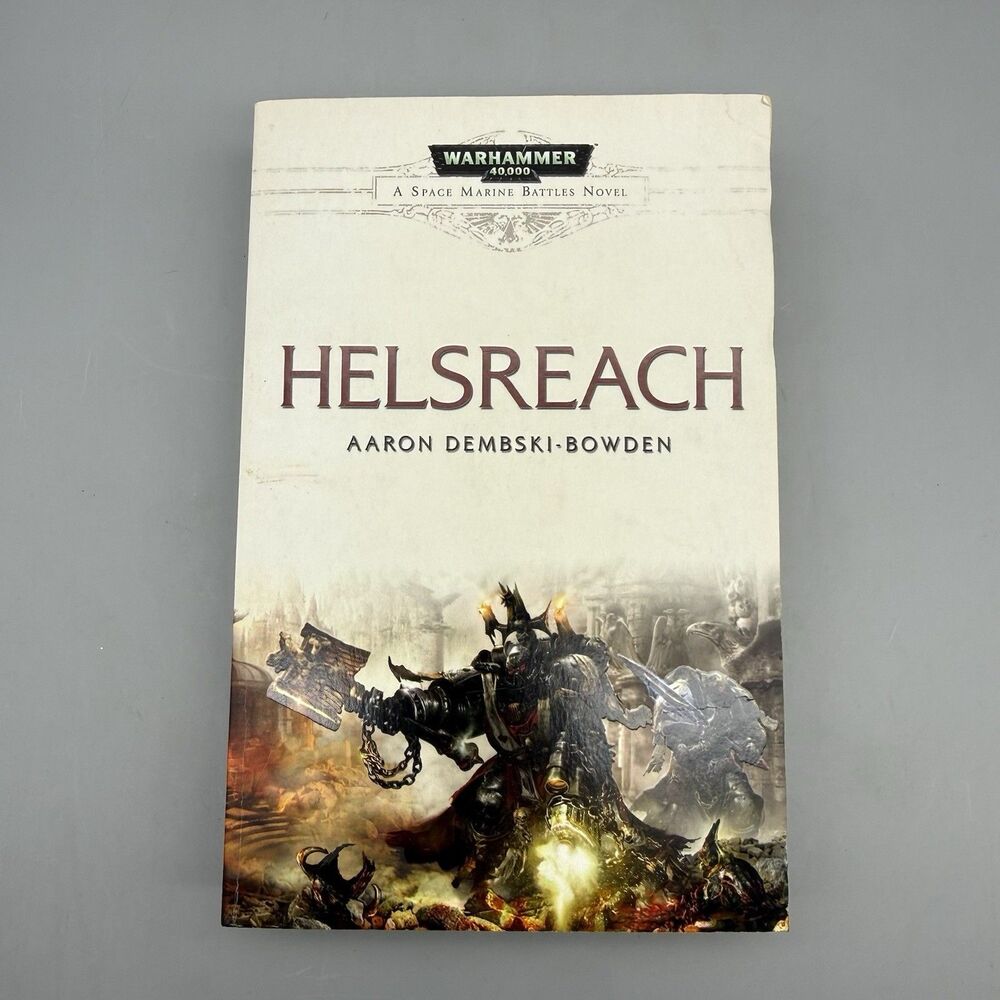 HELSREACH Black Library 40k Novel Space Marine Battles ABD Good Condition